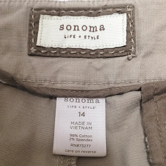 Sonoma Life + Style Khaki Shorts - Picture 5 of 6